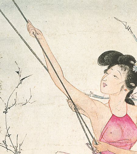 衢江-胡也佛的仕女画和最知名的金瓶梅秘戏图